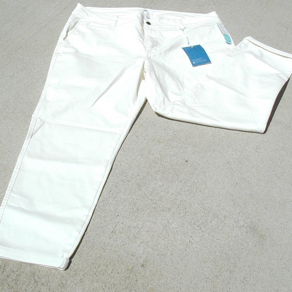 women's white jeans